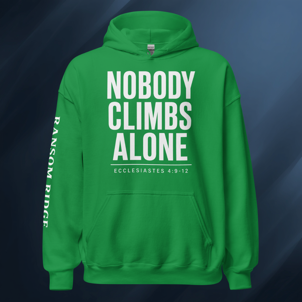 Nobody Climbs Alone Unisex Hoodie
