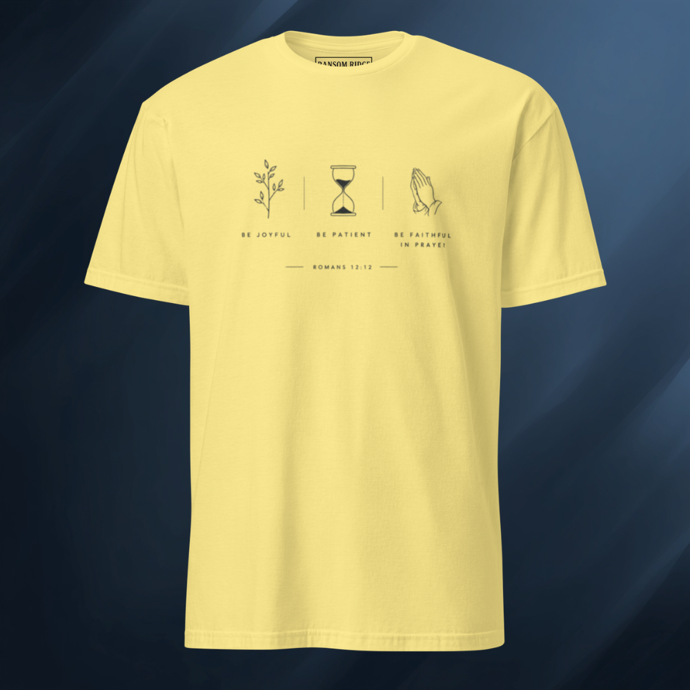 Romans 12:12 Short-Sleeve Unisex T-Shirt
