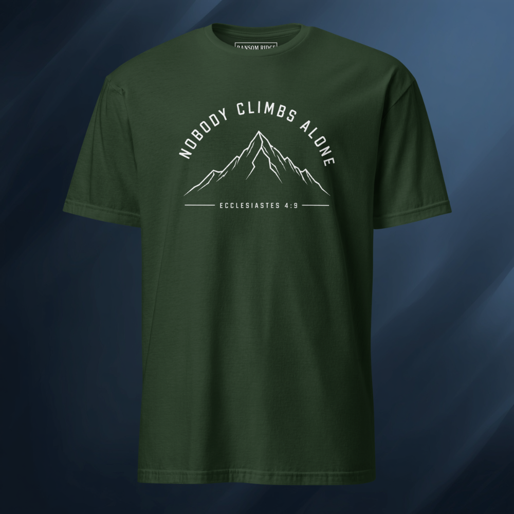 Nobody Climbs Alone/Mountain 1 Short-Sleeve Unisex T-Shirt