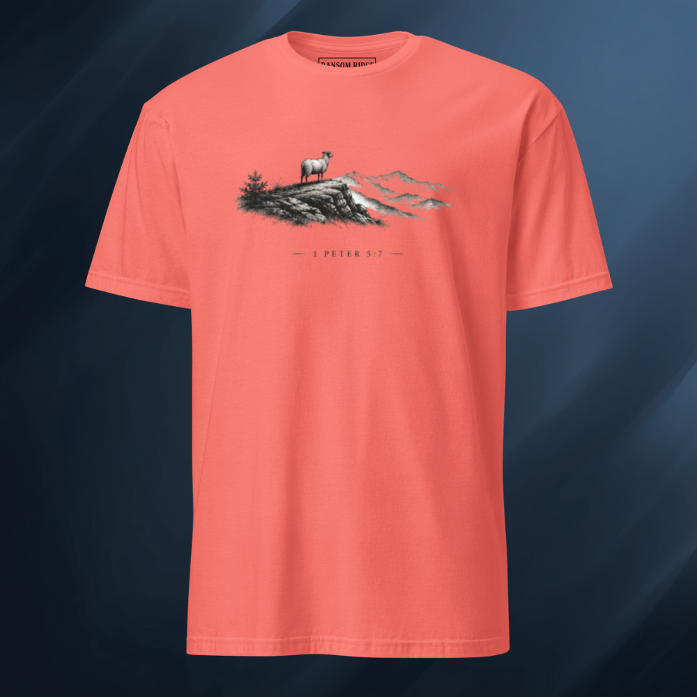 1 Peter 5:7 Short-Sleeve Unisex T-Shirt