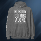 Nobody Climbs Alone Unisex Hoodie