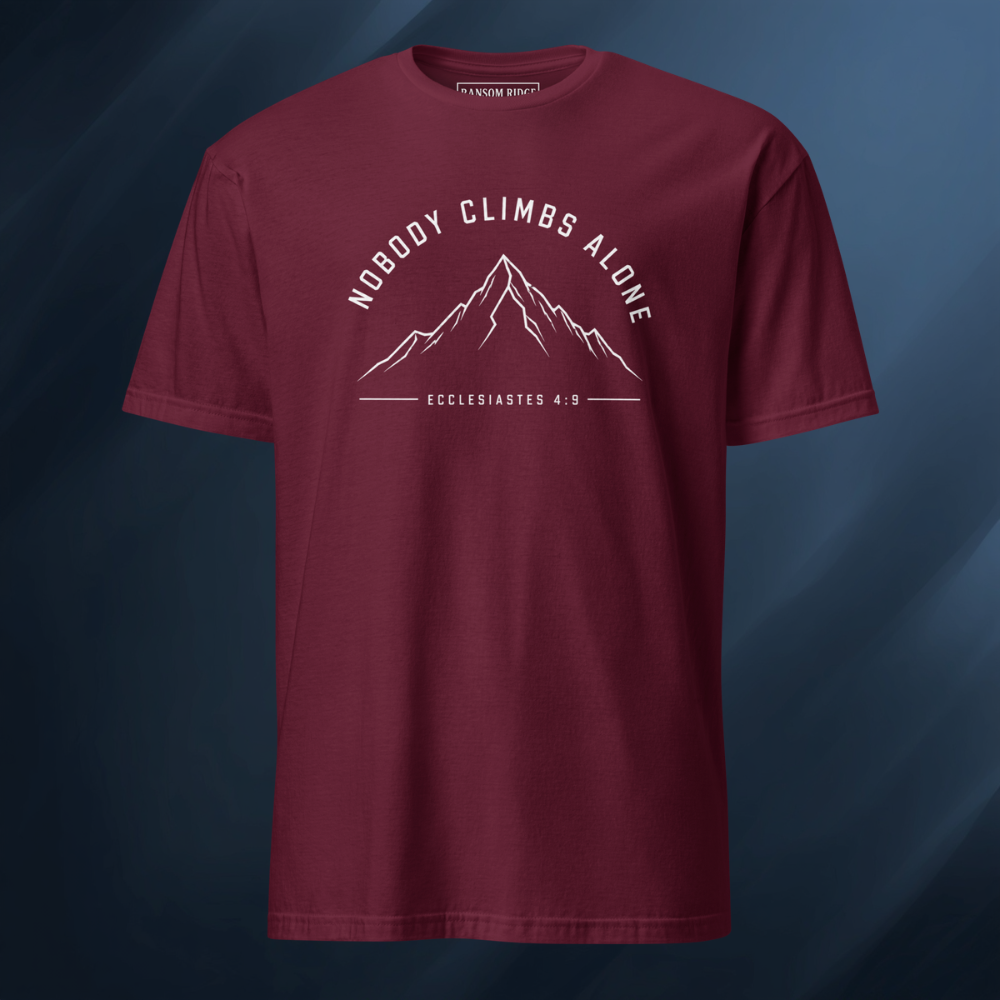 Nobody Climbs Alone/Mountain 1 Short-Sleeve Unisex T-Shirt