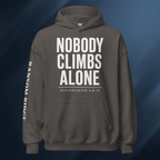 Nobody Climbs Alone Unisex Hoodie