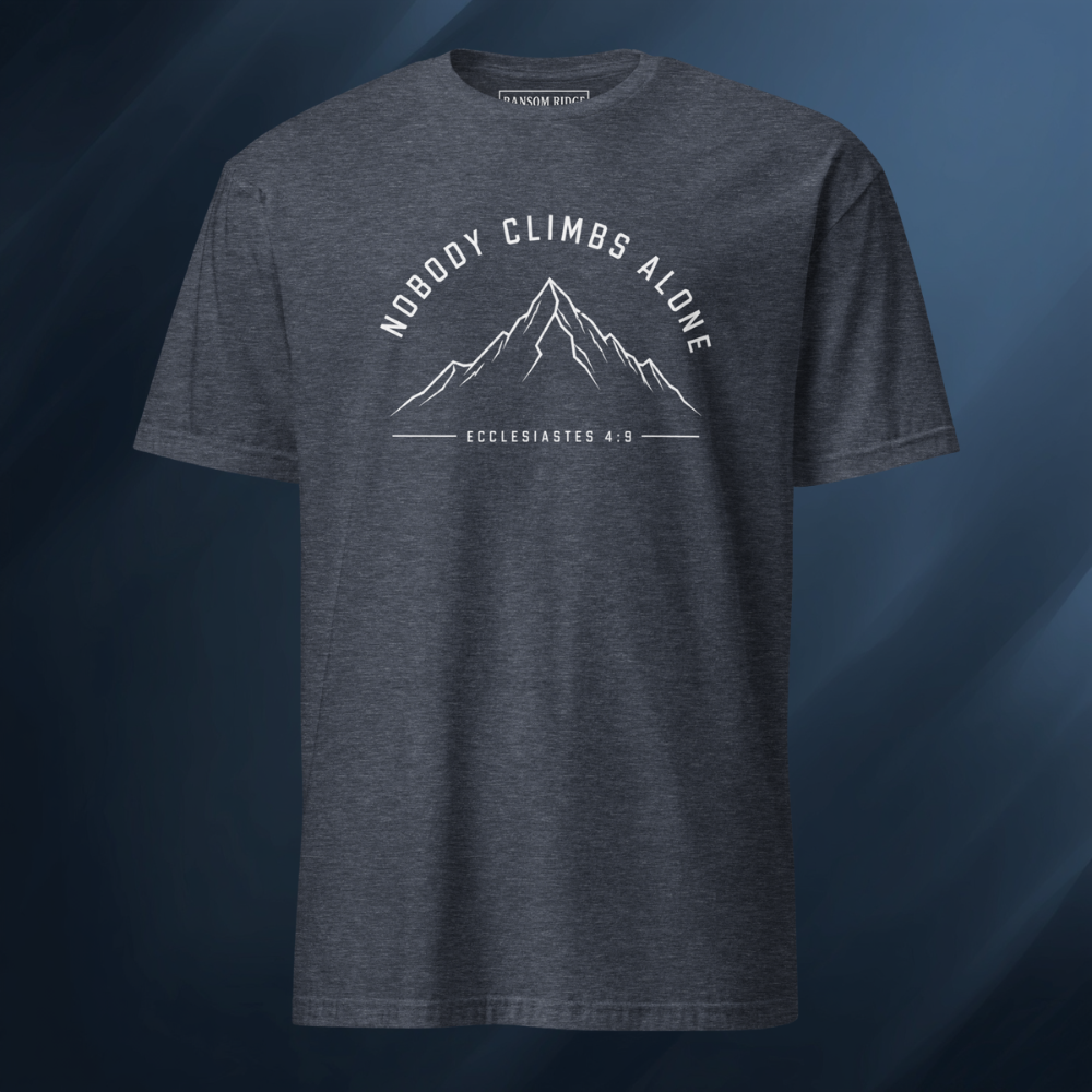 Nobody Climbs Alone/Mountain 1 Short-Sleeve Unisex T-Shirt