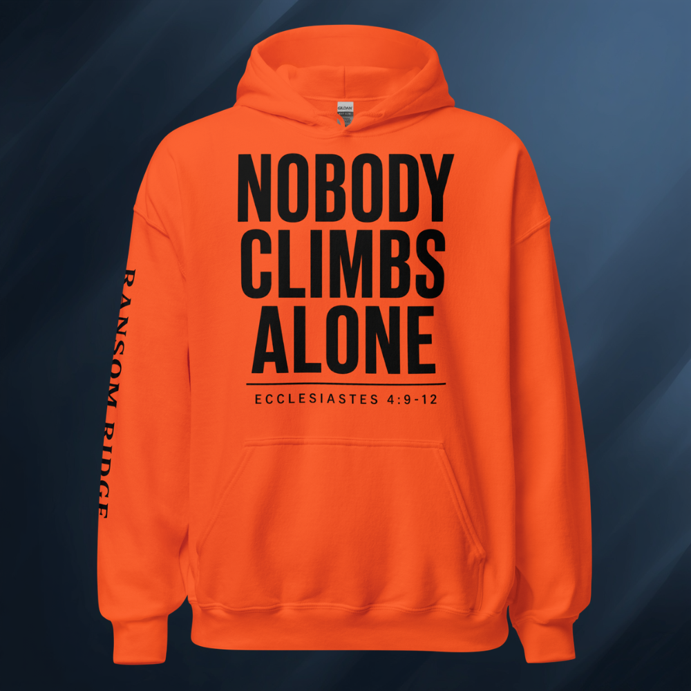 Nobody Climbs Alone 2 Unisex Hoodie