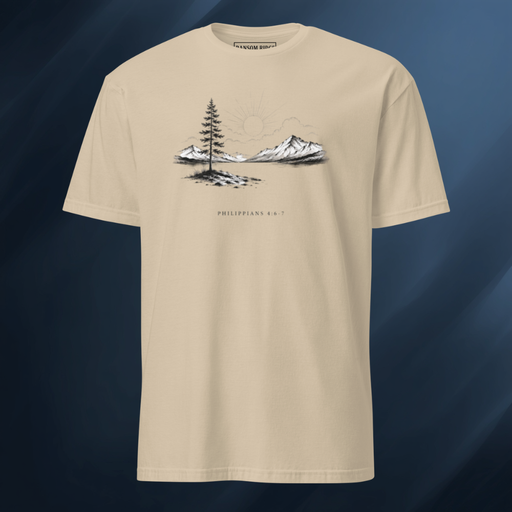 Philippians 4:6-7 Short-Sleeve Unisex T-Shirt