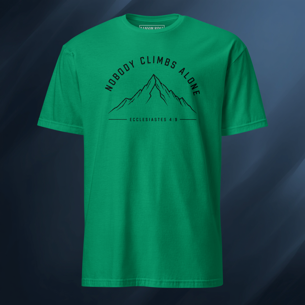Nobody Climbs Alone/Mountain 2 Short-Sleeve Unisex T-Shirt