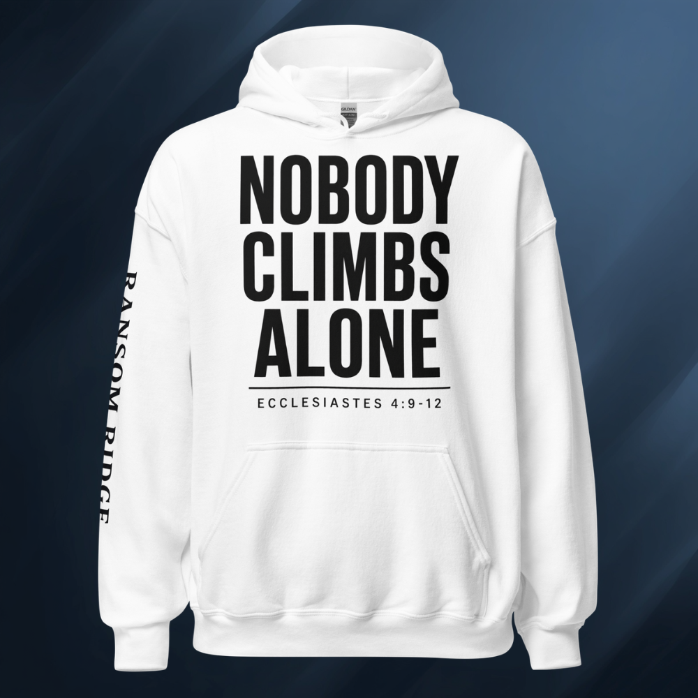 Nobody Climbs Alone 2 Unisex Hoodie